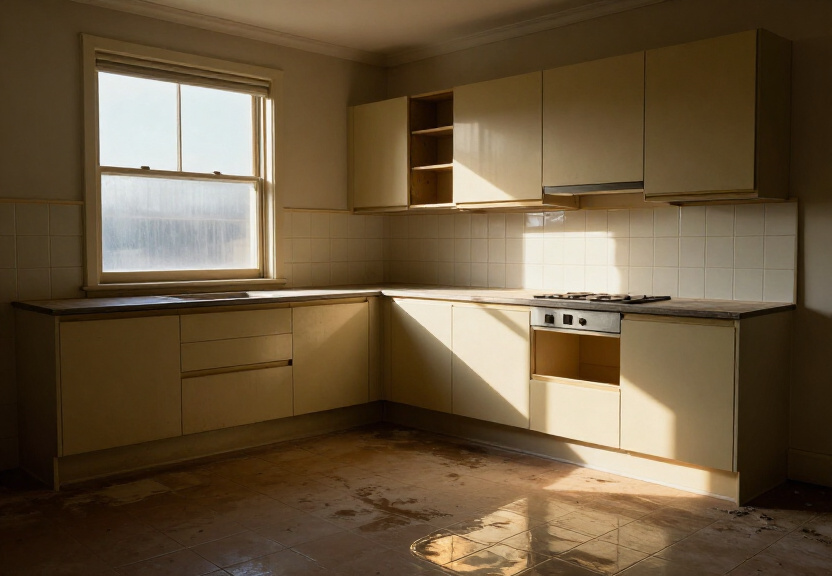Restored office in Denistone West after flood damage repair